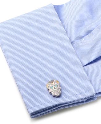 Day of the Dead Skull Cufflinks