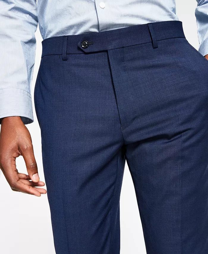Men's Modern-Fit Wool TH-Flex Stretch Suit Separates Pant - thumbnail 4