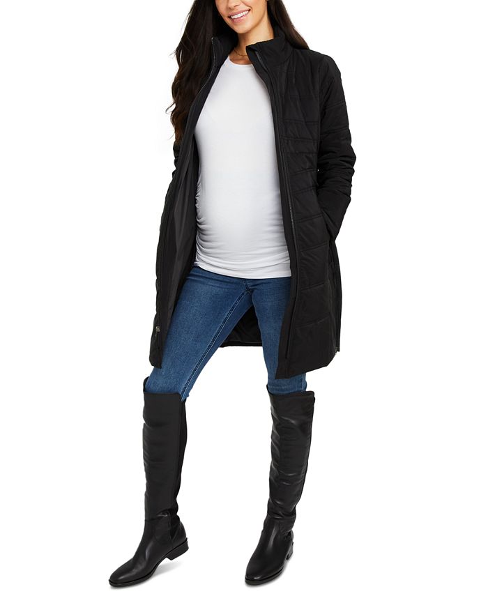 Motherhood Maternity Core Puffer Maternity Jacket Macy's