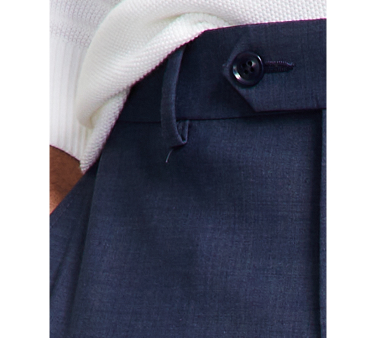 Bar Iii Men's Slim-Fit Wool-Blend Solid Suit Pants, Created for Macy's