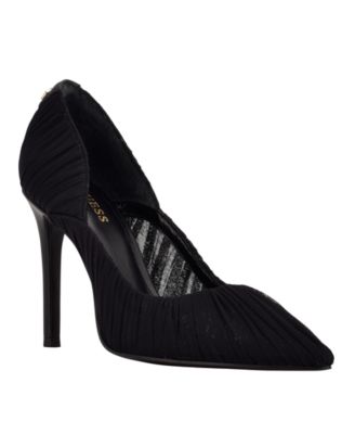 guess black pump women's shoes