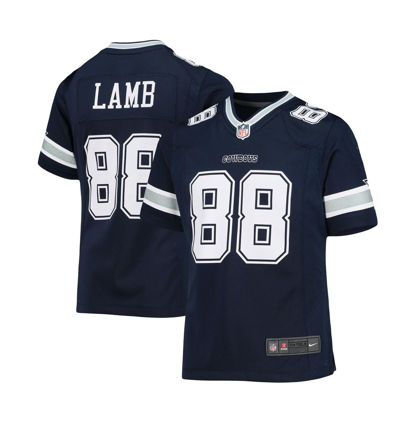 Детское джерси Nike Ceedee Lamb Dallas Cowboys Game, Navy — фото 1