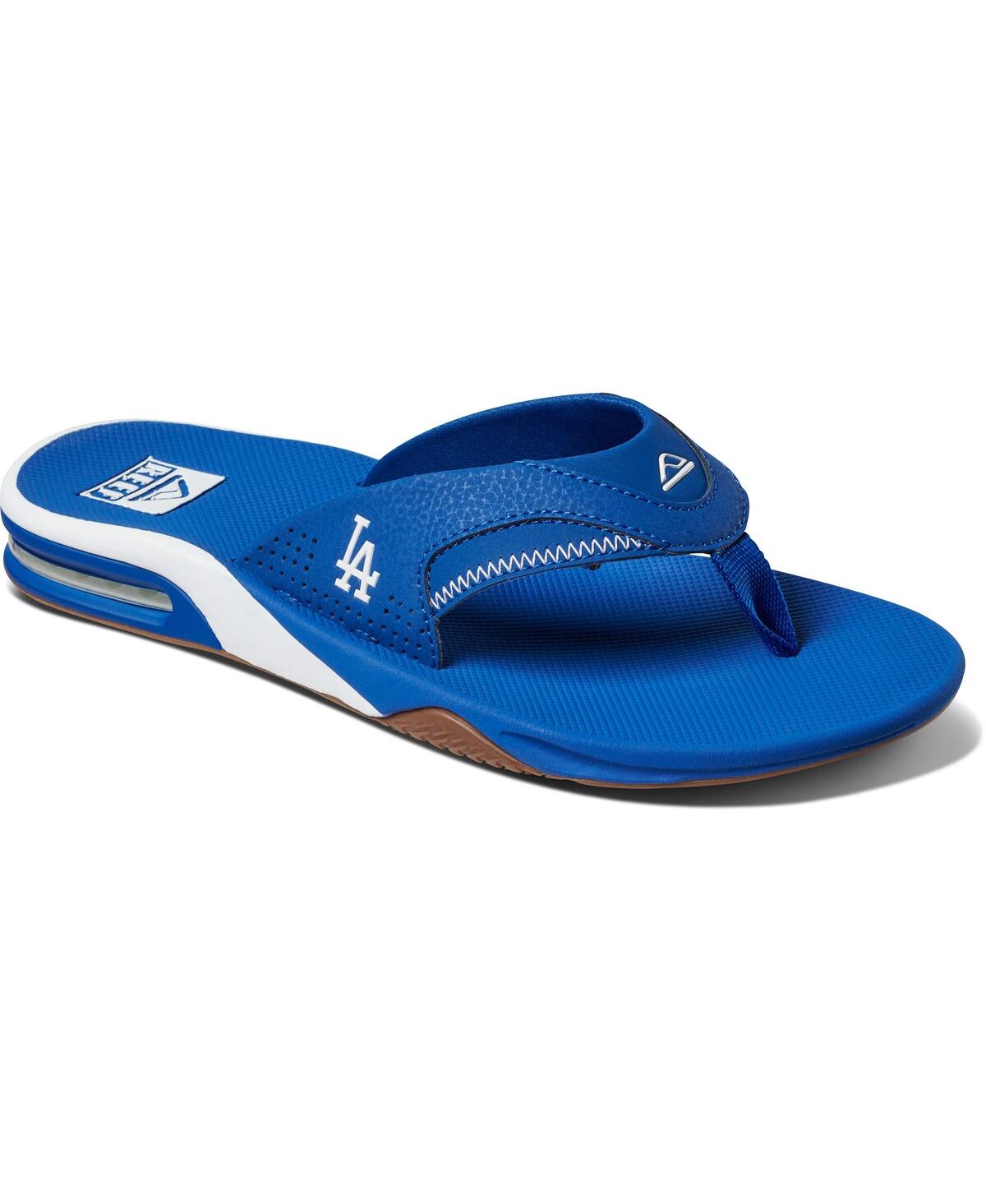 Men's Los Angeles Dodgers Fanning Bottle Opener Sandals - Royal
