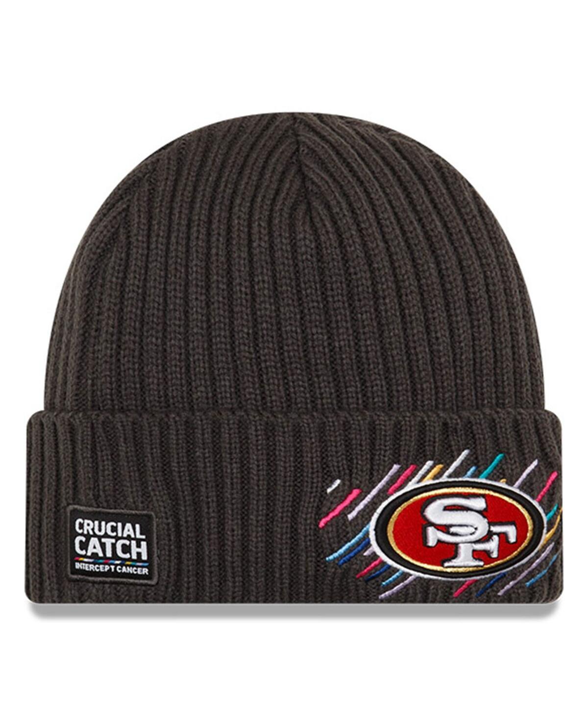 New Era Men's Charcoal San Francisco 49ers 2021 Nfl Crucial Catch Knit