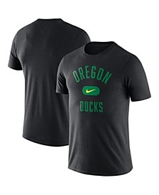 Men's Black Oregon Ducks Team Arch T-shirt