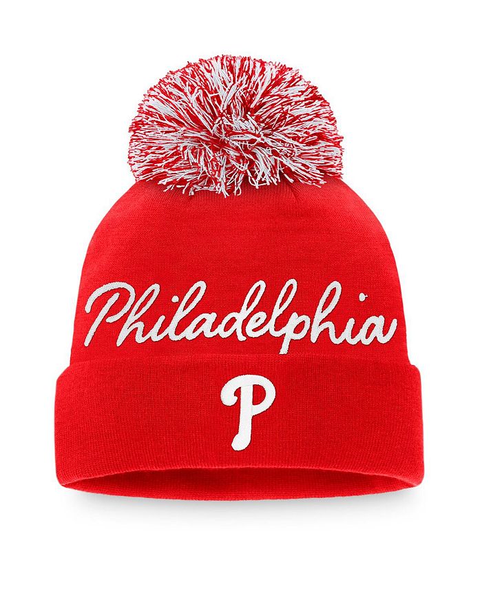 Women's Fanatics Branded Heathered Red/White Philadelphia Phillies