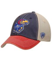 Men's adidas Royal/White Kansas Jayhawks Wave Foam Trucker