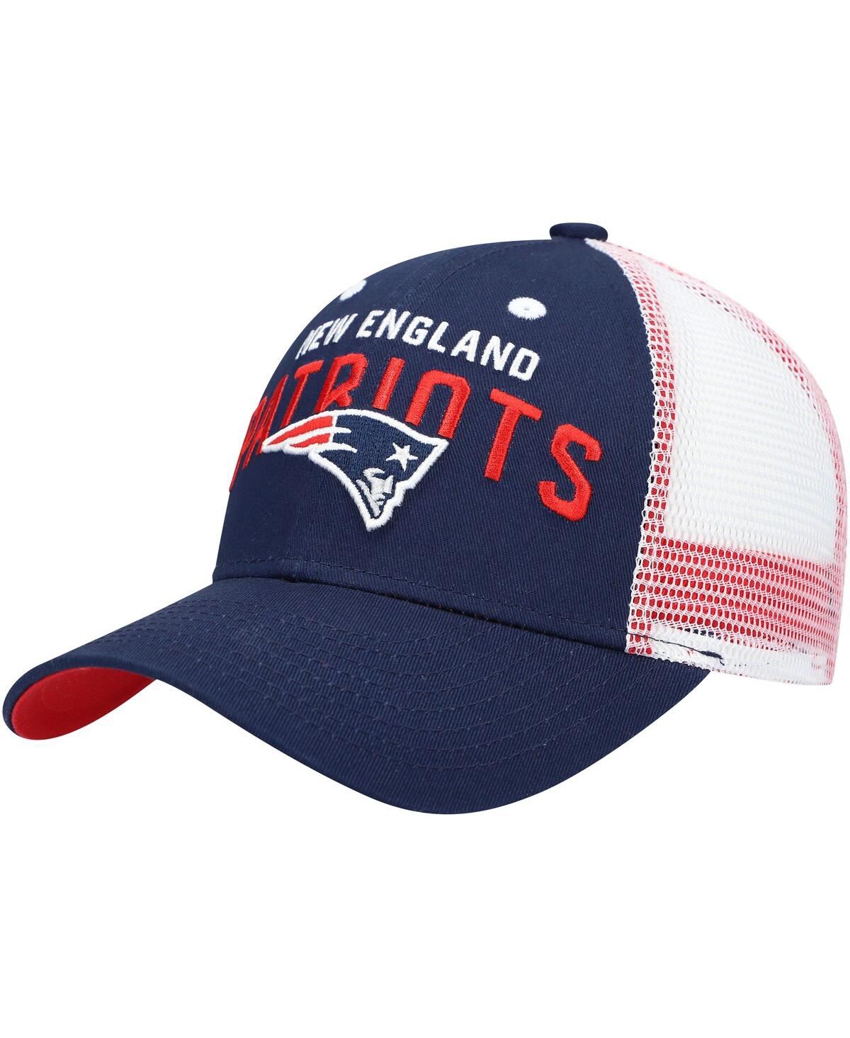Shop Outerstuff Boys Navy New England Patriots Core Lockup Snapback Hat