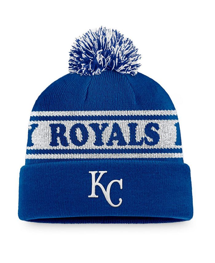 Fanatics Men's Royal, White Kansas City Royals Sport Resort Cuffed Knit
