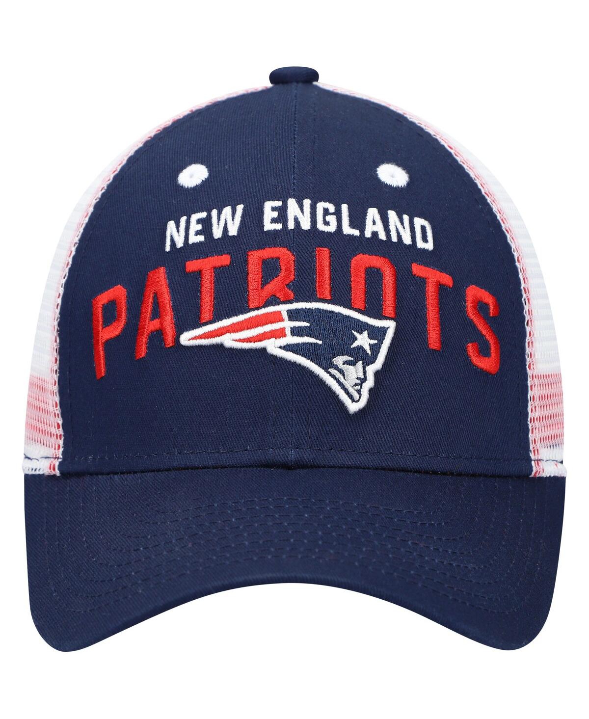 Shop Outerstuff Boys Navy New England Patriots Core Lockup Snapback Hat