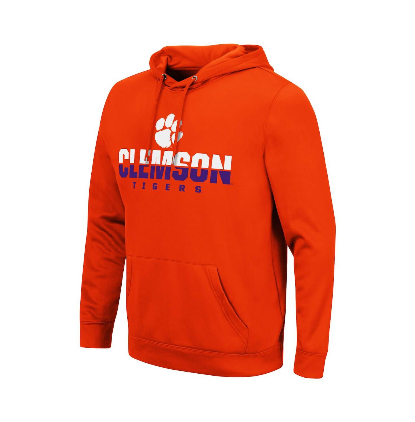 Мужское худи Colosseum Clemson Tigers Lantern Pullover, цвет: Оранжевый — фото 2