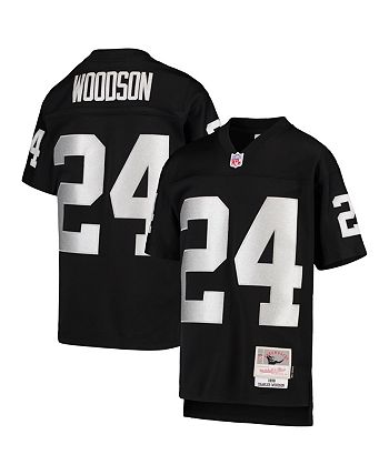 Mitchell & Ness Big Boys and Girls Charles Woodson Black Las Vegas Raiders  1998 Legacy Retired Player Jersey - Macy's