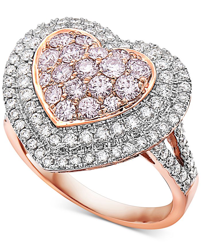 Macy's diamond sales heart ring
