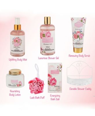Wild Rose and Raspberry Body Care 7 Piece Gift Set