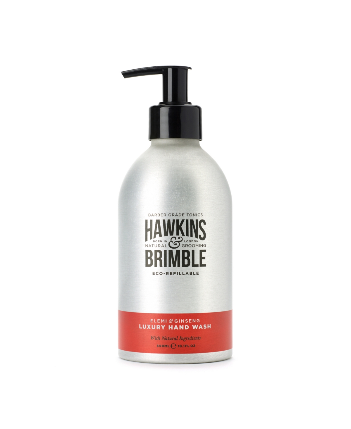 Hawkins and Brimble Cleansing Hand Wash Eco-Refillable, 10.1 fl oz - Silver
