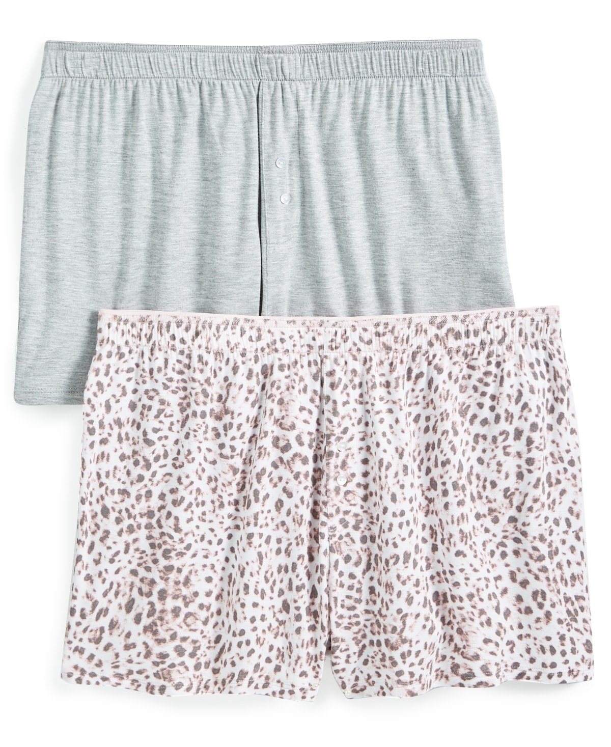 Jenni 2-Pk. Core Boxer Shorts, Created for Macy's