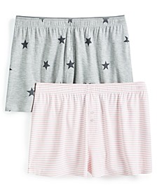 2-Pk. Core Boxer Shorts, Created for Macy's