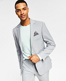 Men's Skinny-Fit Sharkskin Suit Jacket, Created for Macy's