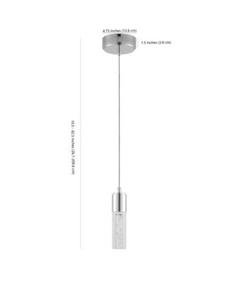 Bolha 1-Light Bubble Modern Minimalist Integrated LED Pendant