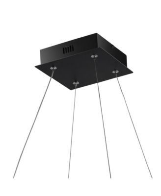 Nero Square Contemporary Modern Integrated LED Pendant Light