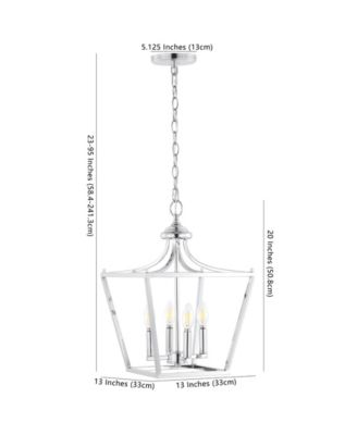 Camden 4-Light Iron Classic Midcentury Pendant Lantern