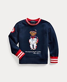Little Boys Team USA Polo Bear Sweatshirt