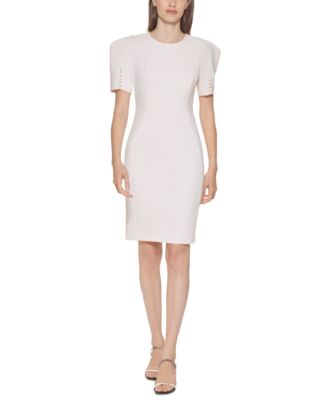 structured sheath dress