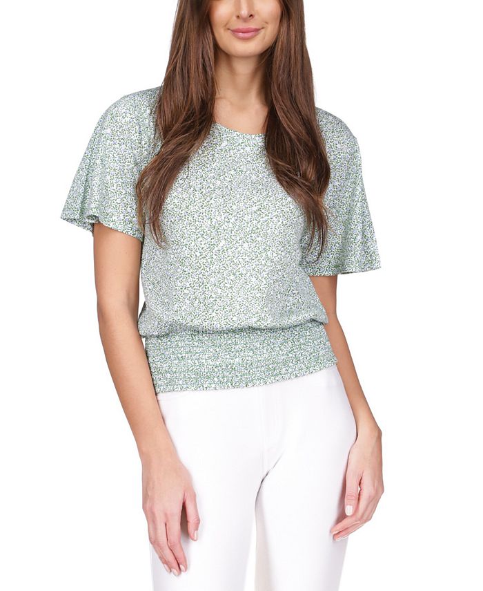 Michael kors flutter sleeve top new arrivals