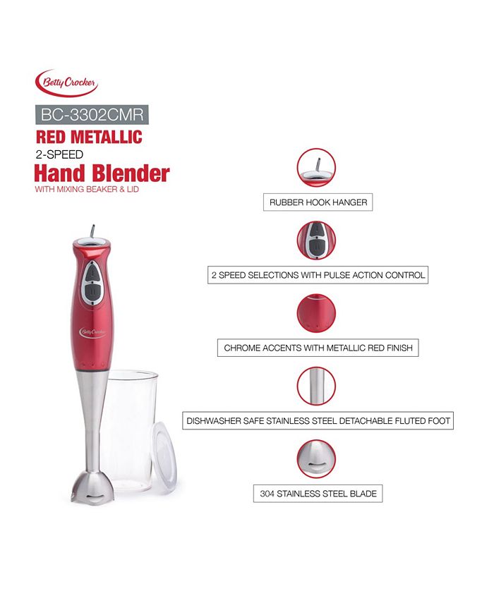 Betty Crocker Hand Blender Beaker with Lid Macy's