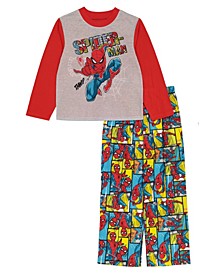 Big Boys Spiderman Pajamas, 2 Piece Set