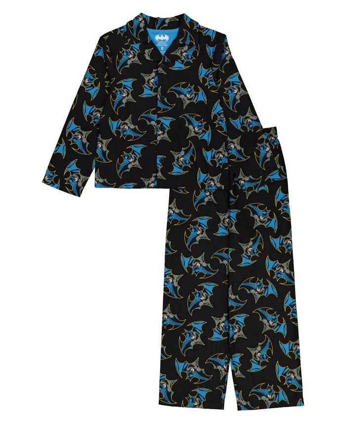 Batman Little Boys Coat Pajamas, 2 Piece Set - Macy's