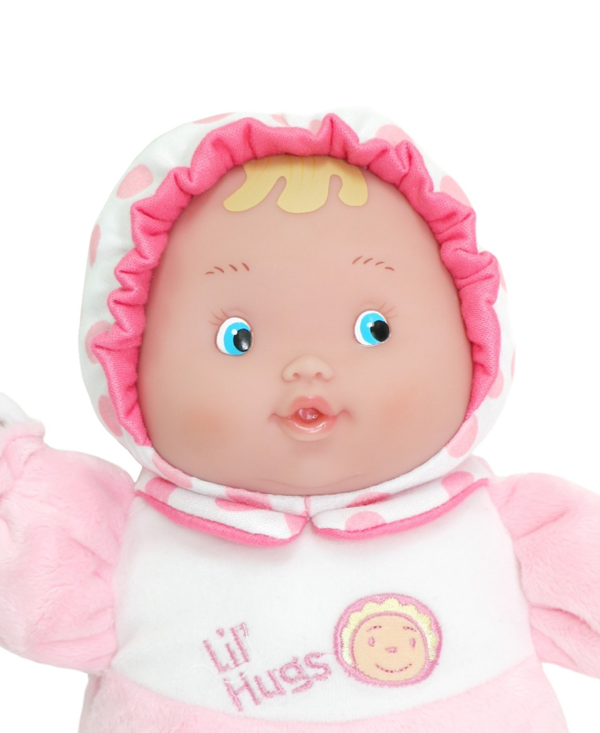 Shop Jc Toys Lil' Hugs 12" Your Baby's First Doll Ages 0+ In Pink