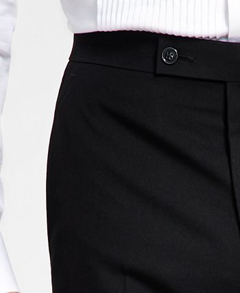 Alfani Men's Classic-Fit Stretch Black Tuxedo Pants, Created for Macy's -  Macy's