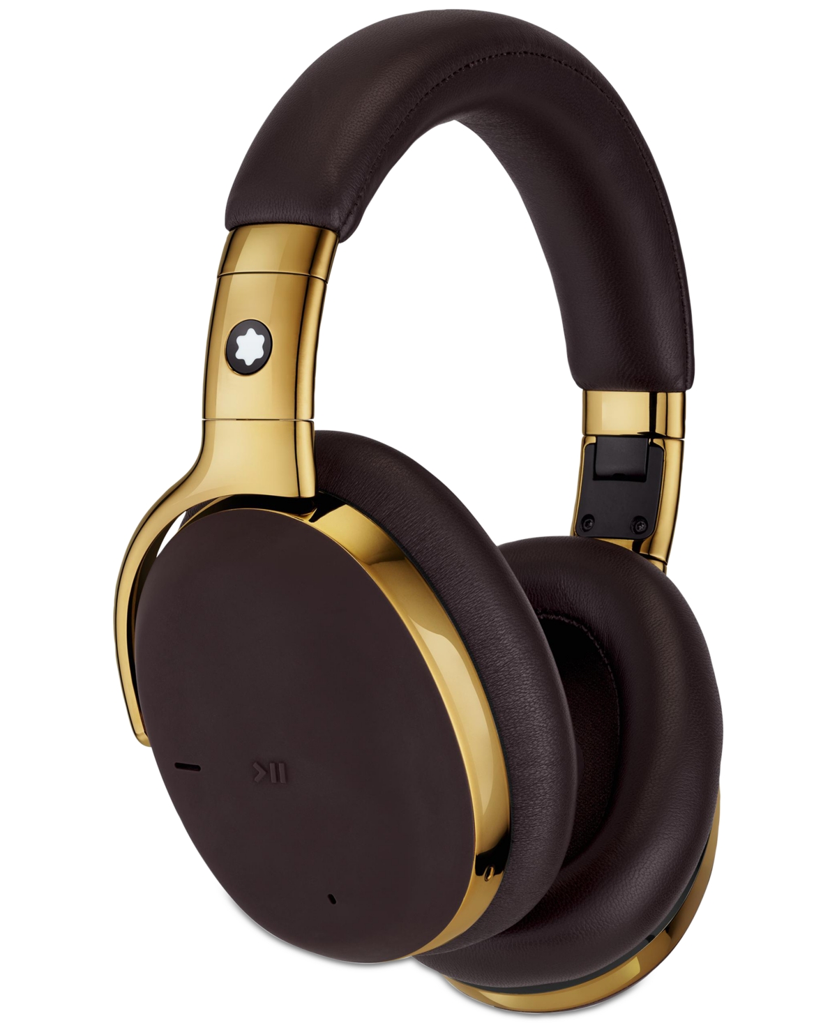 Shop Montblanc Mb 01 Over-ear Headphones In Brown