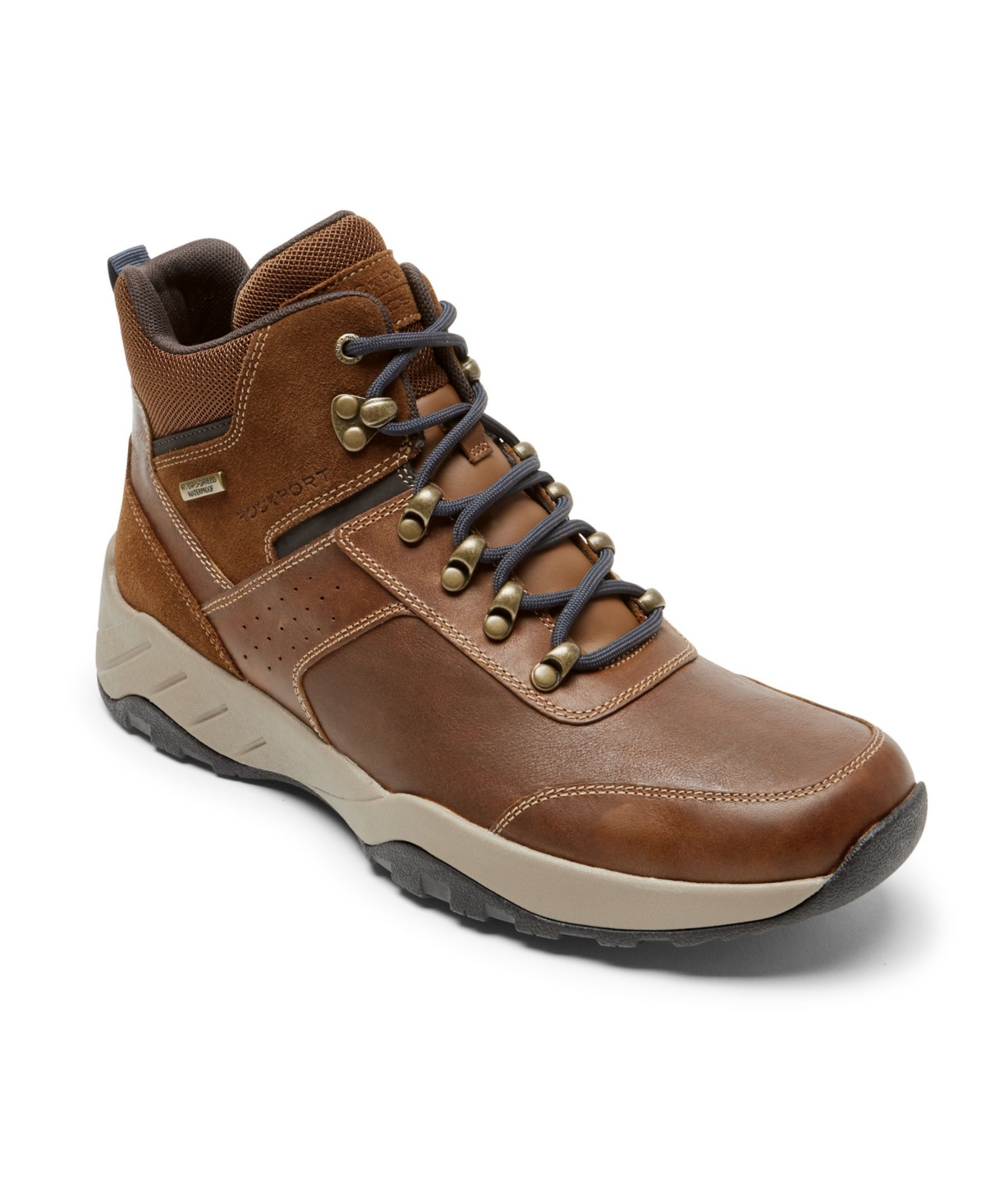 Men's Xcs Spruce Peak Hiker Shoes - Leather Brown Leather