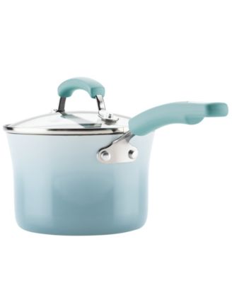 Classic Brights Hard Enamel Aluminum Nonstick Cookware Set, 14-Piece