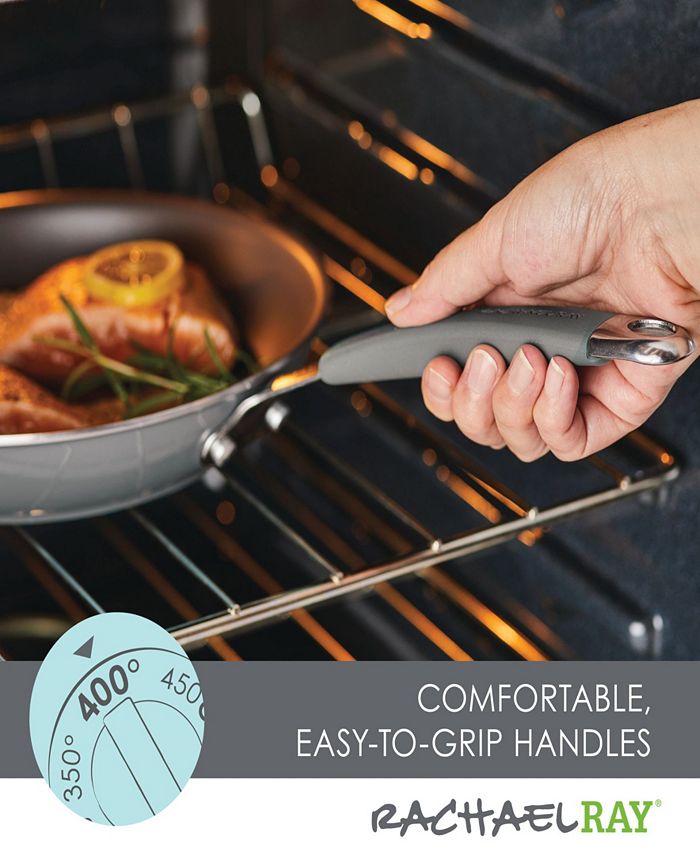 Rachael Ray Cucina Hard Enamel Nonstick 12-Piece Cookware Set & Reviews ...