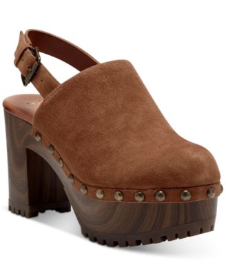 platform clog heels
