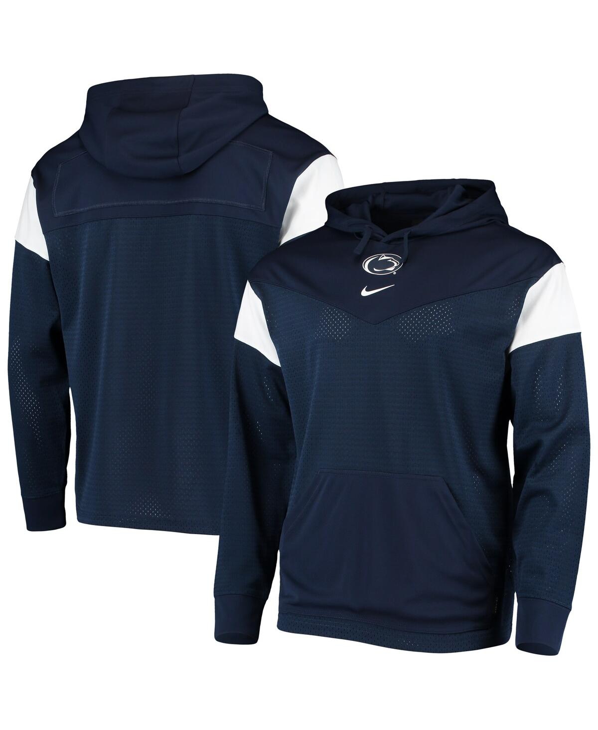 Shop Nike Men's Navy Penn State Nittany Lions Sideline Jersey Pullover Hoodie