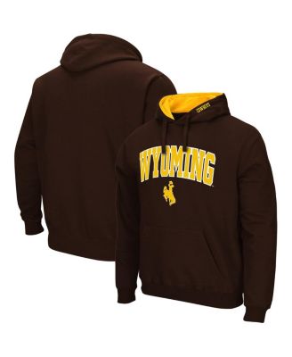 Men's Wyoming Cowboys Arch and Logo Pullover Hoodie