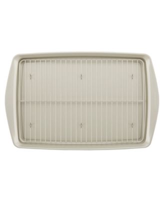 Nonstick Jumbo 13" x 19" Cookie Pan with Roasting Rack