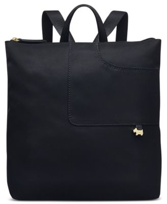 Radley London Pocket Essentials Responsible - Medium Zip Top Backpack, Black