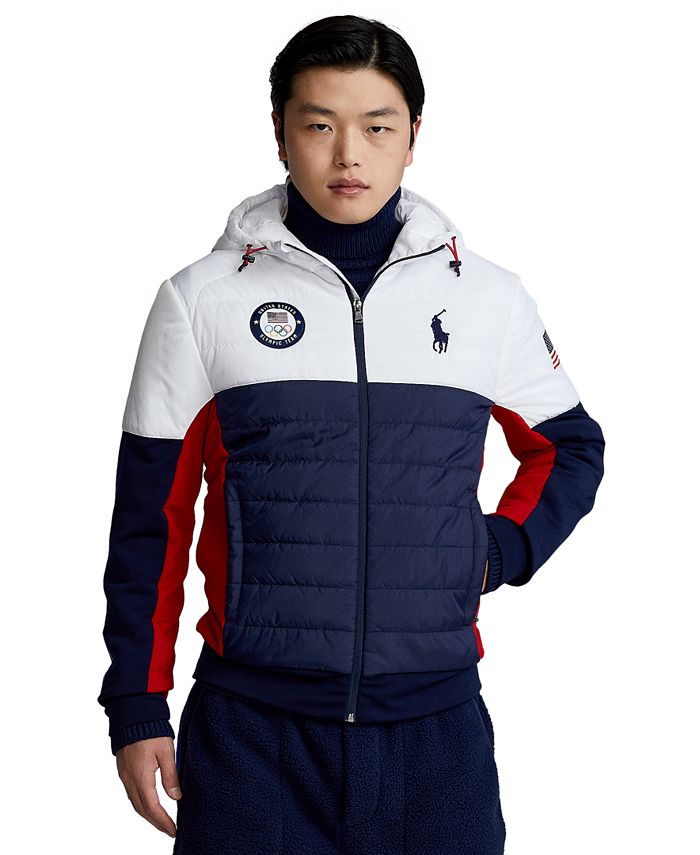 Polo Ralph Lauren Men's Team USA Hybrid Jacket & Reviews - Hoodies &  Sweatshirts - Men - Macy's