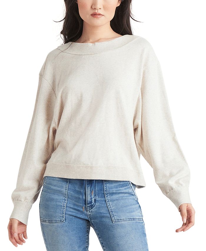 Black Tape Open Back Knit Top Macy's