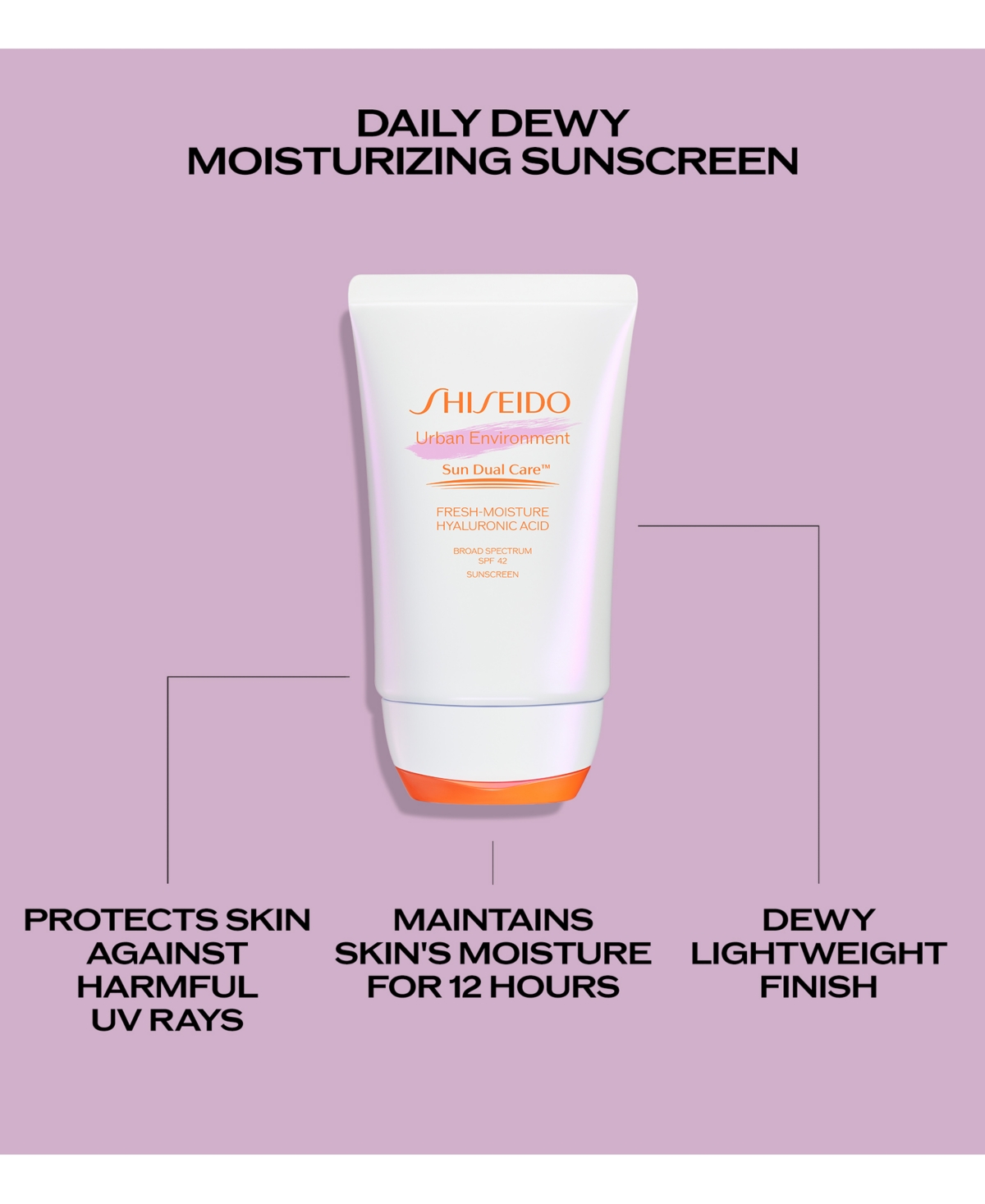 Shiseido Urban Environment Fresh-Moisture Sunscreen Spf 42, oz