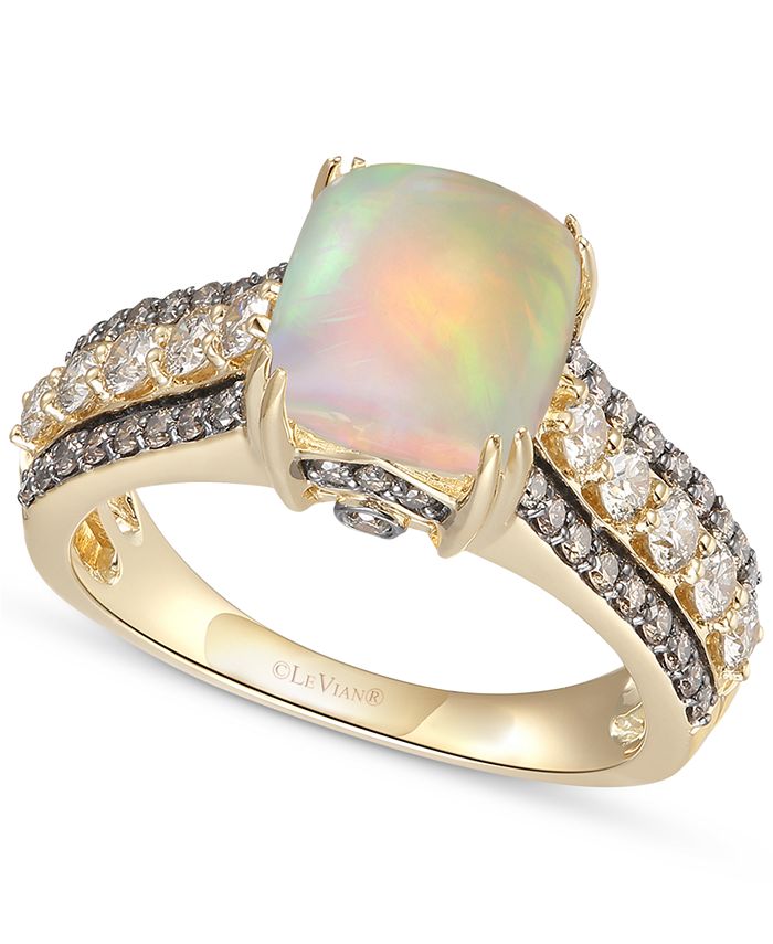 Le Vian - Neopolitan Opal (1-1/4 ct. t.w.) & Diamond (7/8 ct. t.w.) Ring in 14k Gold