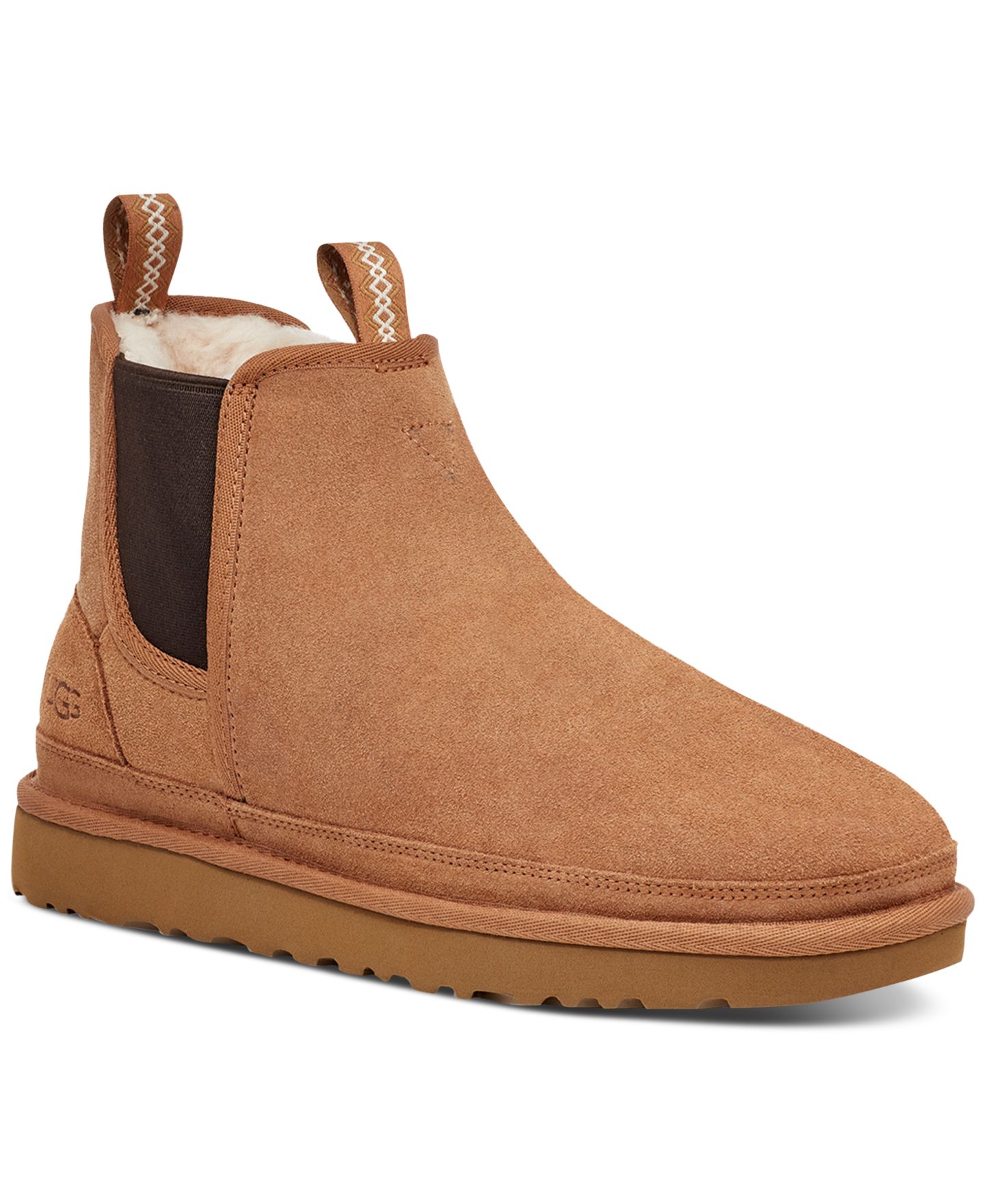 Мужские ботинки UGG® Neumel Suede Chelsea, цвет: Каштановый — фото 1
