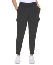 Elastic waist cotton pants - Women