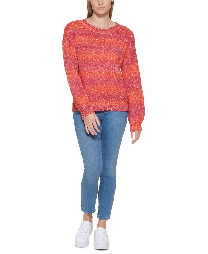 Calvin Klein Ombre Stripe Sweater Macys