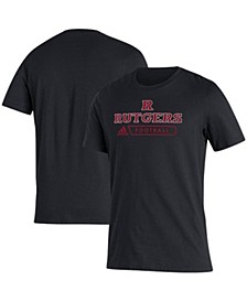 Men's Black Rutgers Scarlet Knights Sideline Football Amplifier T-shirt